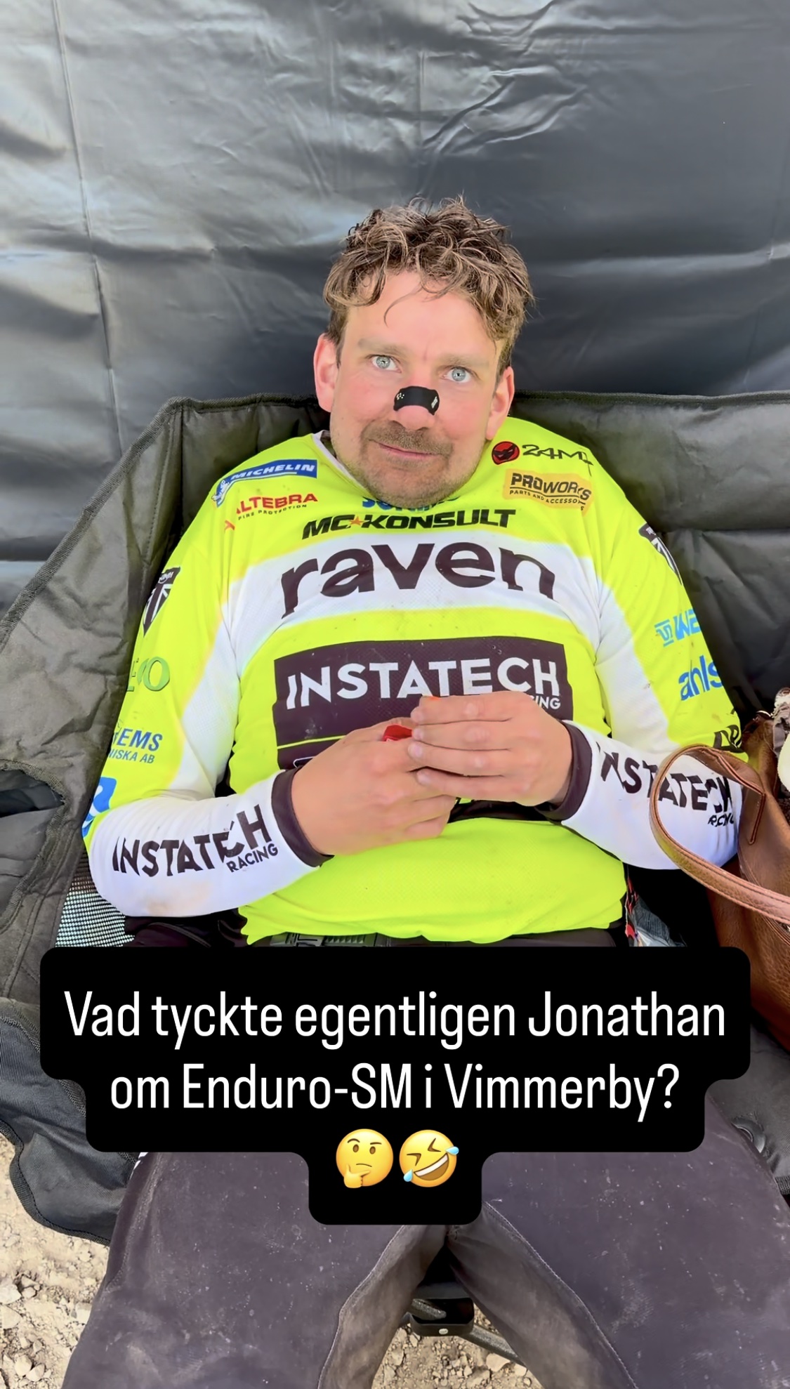 Jonathan Skansen på Enduro-SM i Vimmerby
